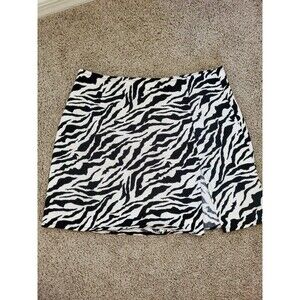 Zebra print Motel mini skirt
